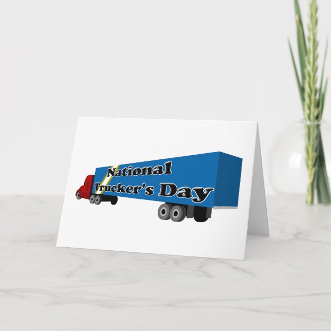 Carte Journée nationale du camionneur (Devant)