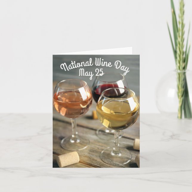 Carte Journée nationale du vin (Devant)