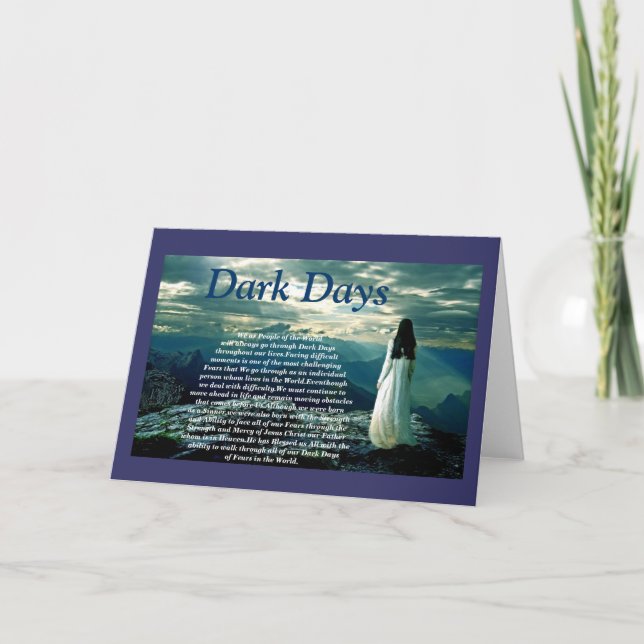 Carte Jours sombres (Devant)