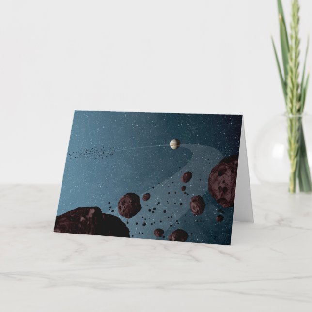 Carte Jovian Trojans Astéroïdes. (Devant)