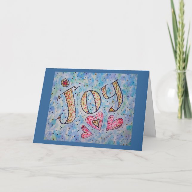 Carte "Joy" (Devant)
