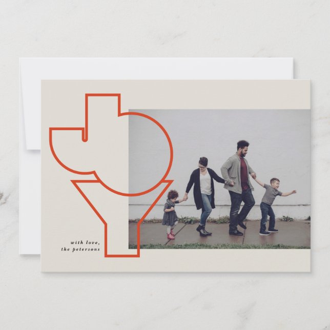 Carte Joy Flat Holiday (Devant)