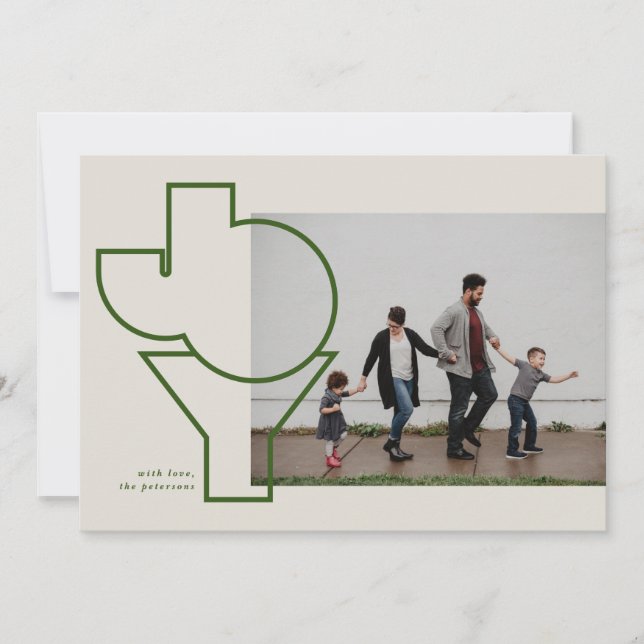 Carte Joy Flat Holiday (Devant)
