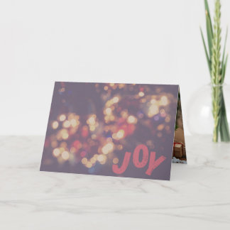 Carte Joy Holiday Greeting Card