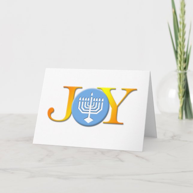 Carte Joy Menorah (Devant)