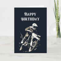 Joyeuse course de motocross à vélo anniversaire