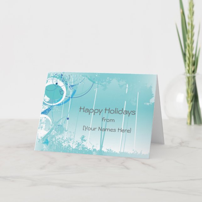 Carte Joyeuse des Fêtes (Devant)