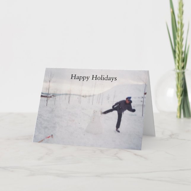 Carte Joyeuse des Fêtes (Devant)