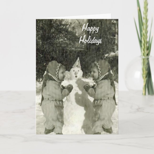 Carte Joyeuse des Fêtes (Devant)
