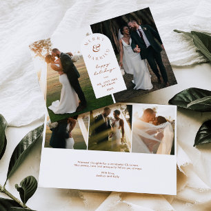 Carte Joyeuse et Mariée Mariage photo de vacances