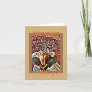 Carte Joyeuse fête de la dinde