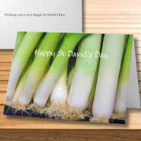 Joyeuse fête de la Saint-David Poireaux personnali