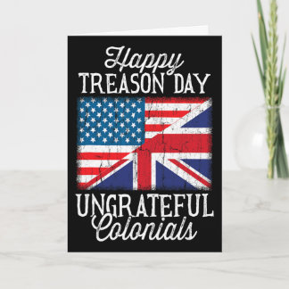 Carte Joyeuse Fête de la Trahison Colonies Ingrates 4 Ju