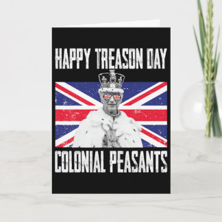 Carte Joyeuse Fête de la Trahison Roi Charles Iii Britan