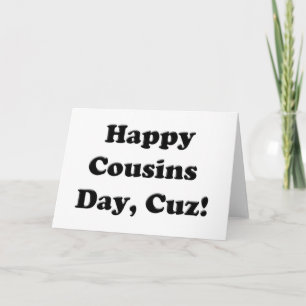 Carte Joyeuse fête des Cousins
