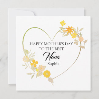 Carte Joyeuse fête des Mères à la meilleure Nana