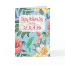 Joyeuse fête des mères à ma fille