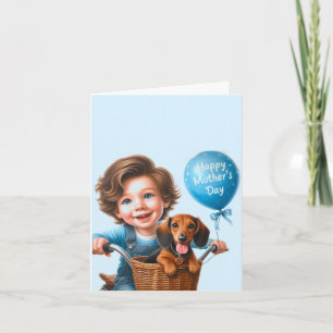 Carte Joyeuse fête des mères du fils