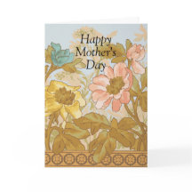 Carte Joyeuse Fête des Mères 🌷 édition Fleurs Art