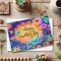 Joyeuse Fête des Mères Florale Plutôt Inspirivity