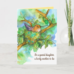Carte Joyeuse Fête des mères, la mère est en train de ni