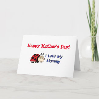 Carte Joyeuse fête des mères maman - Ladybug