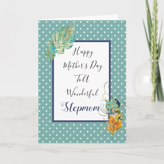 Carte Joyeuse Fête des Mères Merveilleuse Fleur de Mère (Devant)