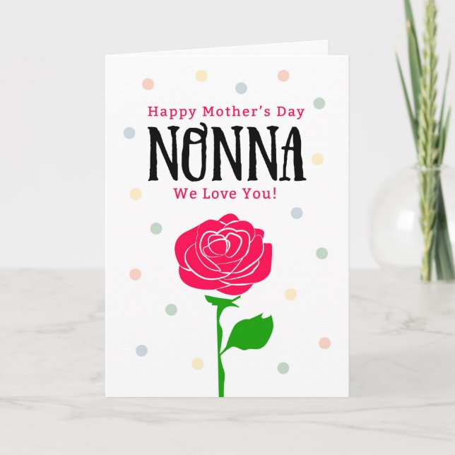 Carte Joyeuse Fête des Mères, Nonna, Tu veux dire tout (Devant)