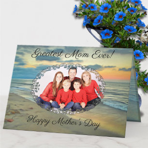 Carte Joyeuse fête des mères Ocean Sunset 0735
