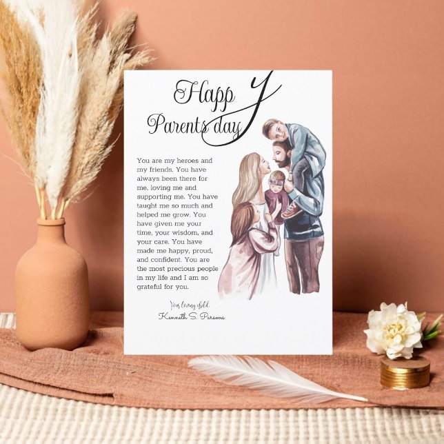 Carte Joyeuse Fête des Parents (Créateur téléchargé)