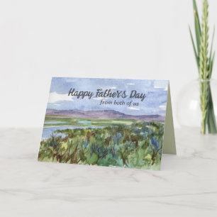 Carte Joyeuse Fête des Pères de la part de nous deux