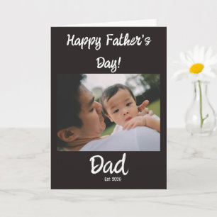Carte Joyeuse fête des pères papa établi