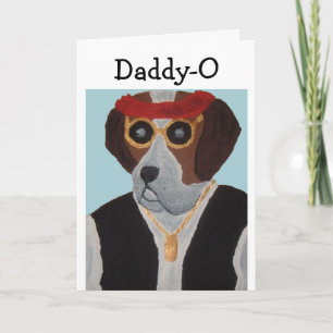 Carte Joyeuse fête des Pères, Papa Saint-Bernard !