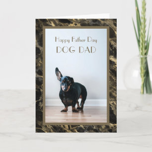 Carte Joyeuse Fête des Pères Photo de Papa Chien