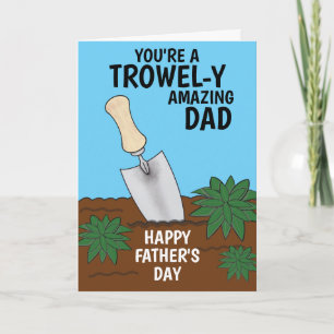 Carte Joyeuse Fête des Pères pour un Papa jardinier