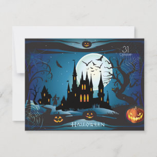 Carte Joyeuse fête d'Halloween "Traite ou Tic"
