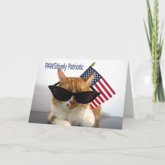 Carte Joyeuse Fête du Travail - PAWSitively Patriotic Ca