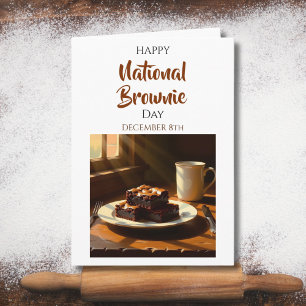 Carte Joyeuse Fête Nationale du Brownie   8 décembre