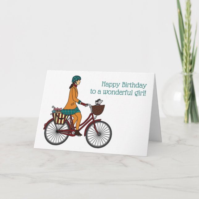 Carte Joyeuse fille 1 (Devant)