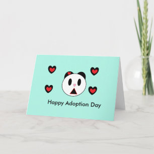 Carte Joyeuse journée d'adoption