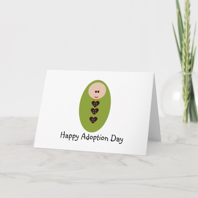 Carte Joyeuse journée d'adoption (Devant)