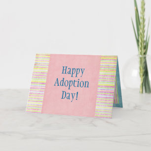 Carte Joyeuse journée d'adoption !
