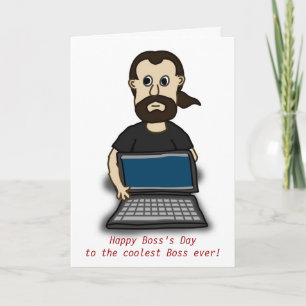 Carte Joyeuse journée de Boss au patron le plus cool jam