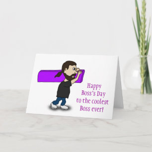 Carte Joyeuse journée de Boss au patron le plus cool jam