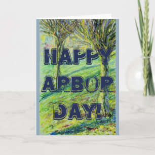 Carte Joyeuse Journée de l'Arbour