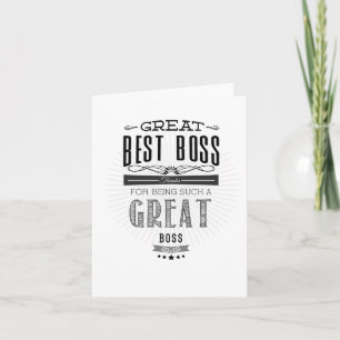 Carte Joyeuse Journée des Boss