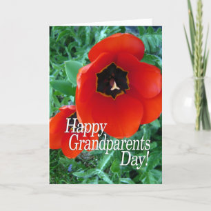 Carte Joyeuse Journée des grands-parents - Fleurs de pav
