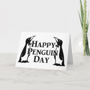 Carte Joyeuse journée des pingouins
