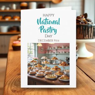 Carte Joyeuse Journée nationale de la pâtisserie   9 déc