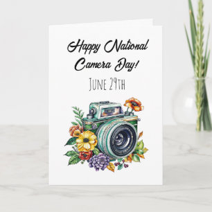 Carte Joyeuse Journée nationale de l'appareil photo 29